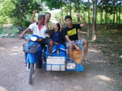 จิตอาสาดูแลคนพิการ