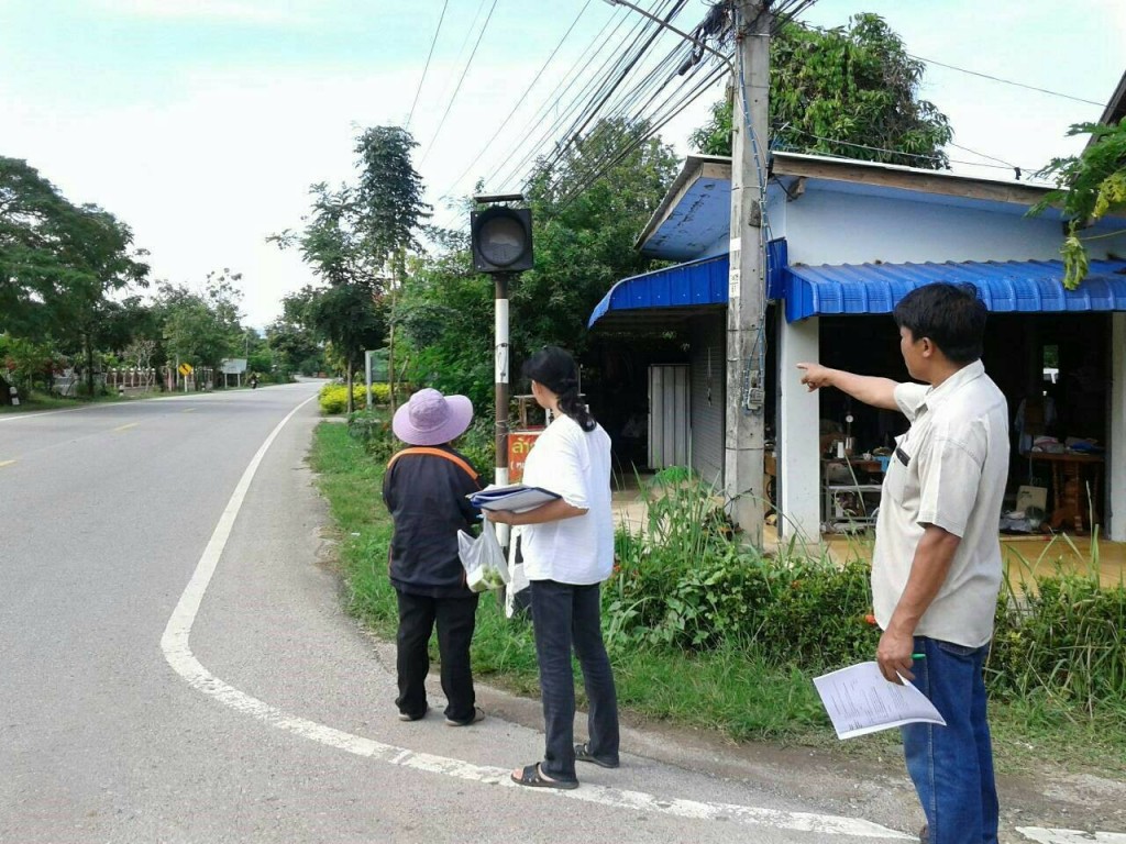 'ชาวหัวขัว' ร่วมใจแก้จุดเสี่ยงอุบัติเหตุในชุมชน thaihealth
