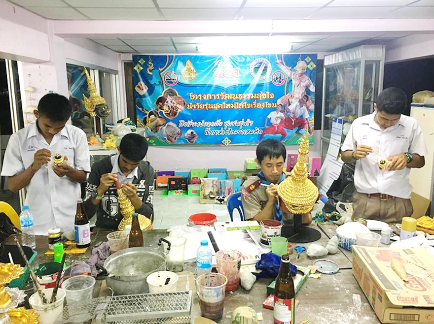 รร.ปะเหลียน อนุรักษ์-สืบสาน สอนโขนให้เด็ก  thaihealth
